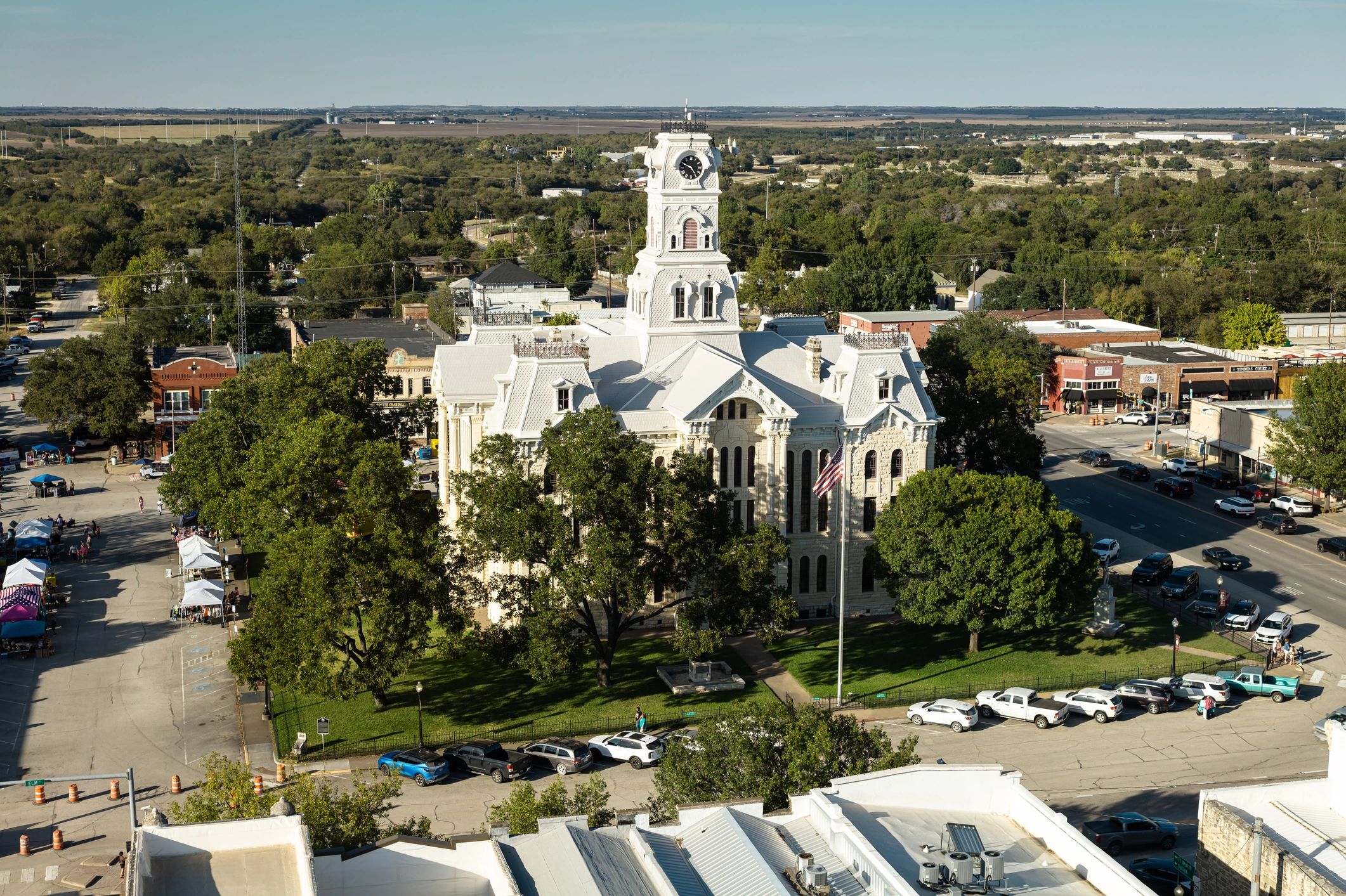 Civic building exterior representing visitor services